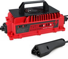 15Amp 48 Volt Golf Cart Battery Charger for Ezgo Rxv  Txt Accessories on Board