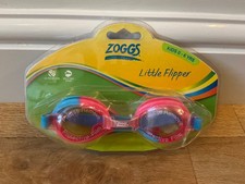ZOGGS Little Flipper Swimming Goggles 0-6 Years UV Protection Pink & Blue - NEW