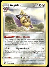 2021 Pokemon Sword & Shield - Battle Styles Aegislash R #108