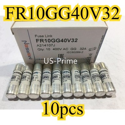 10PCS New FR10GG40V32 PV Solar Fuse 10×38mm 32A 400VAC High Breaking Capacity