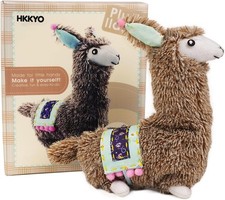 Sewing Kits for Kids 8-12, Llama-Yellow, Arts and Crafts Sewing Craft Kit