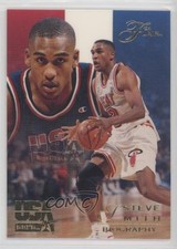 1994 Flair USA Basketball Biography Steve Smith #92 0ez5