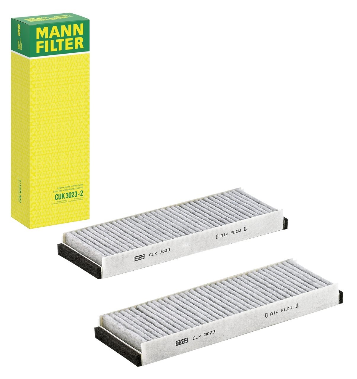 Audi Pollen Cabin Filter Activated Carbon Mann Fits A6 R8 4F2, C6 4F5, C6 4FH