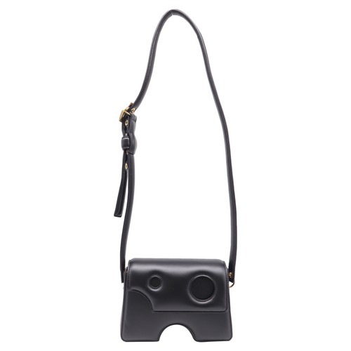 Off-White Burrow-22 Shoulder Bag In Leather Women Black One Size