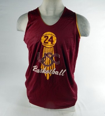 1990s Usc Trojans Ronnie Coleman #24 Spiel Gebraucht Rot Praxis Trikot 0