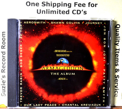 CD Armageddon Movie Soundtrack -ZZ Top -Aerosmith -Journey -Jon Bon Jovi