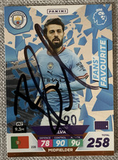 ADRENALYN XL SIGNED CARD - BERNARDO SILVA - FANS FAVOURITE - MANCHESTER CITY