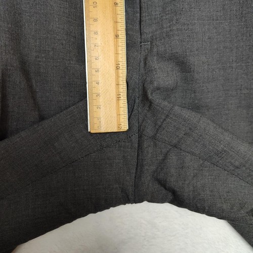 Brooks Brothers 346 Dress Pants Mens 37x32 Gray Wool Pleated Cuffed Trousers - Picture 13 of 14