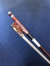 Pro Snakewood Violin Bow 4/4 Parisan eye Snakewood Frog US Shipping