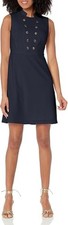 Tommy Hilfiger Sleeveless Mock Collar Dress Size 2