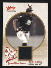 2004 Fleer Tradition #SO-DW Dontrelle Willis Stand Outs Game Used