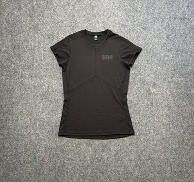 Helly Hansen Shirt Womens Medium Black Performance Base Layer Short Sleeve Tech