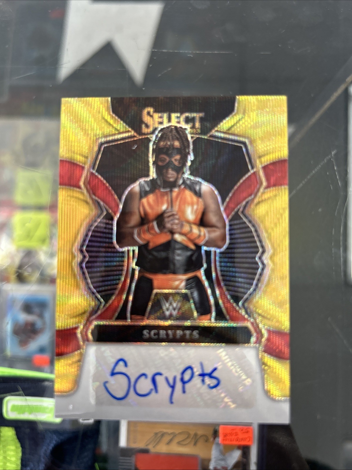 2023 WWE - Select - Auto - Signatures - GOLD Wave SSP #3/5 🔥 - #34 Scrypts view 2