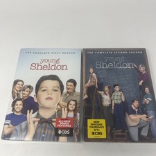 Young Sheldon: The Complete First Second Season DVD Lot BRAND NEW SEALED 1 2