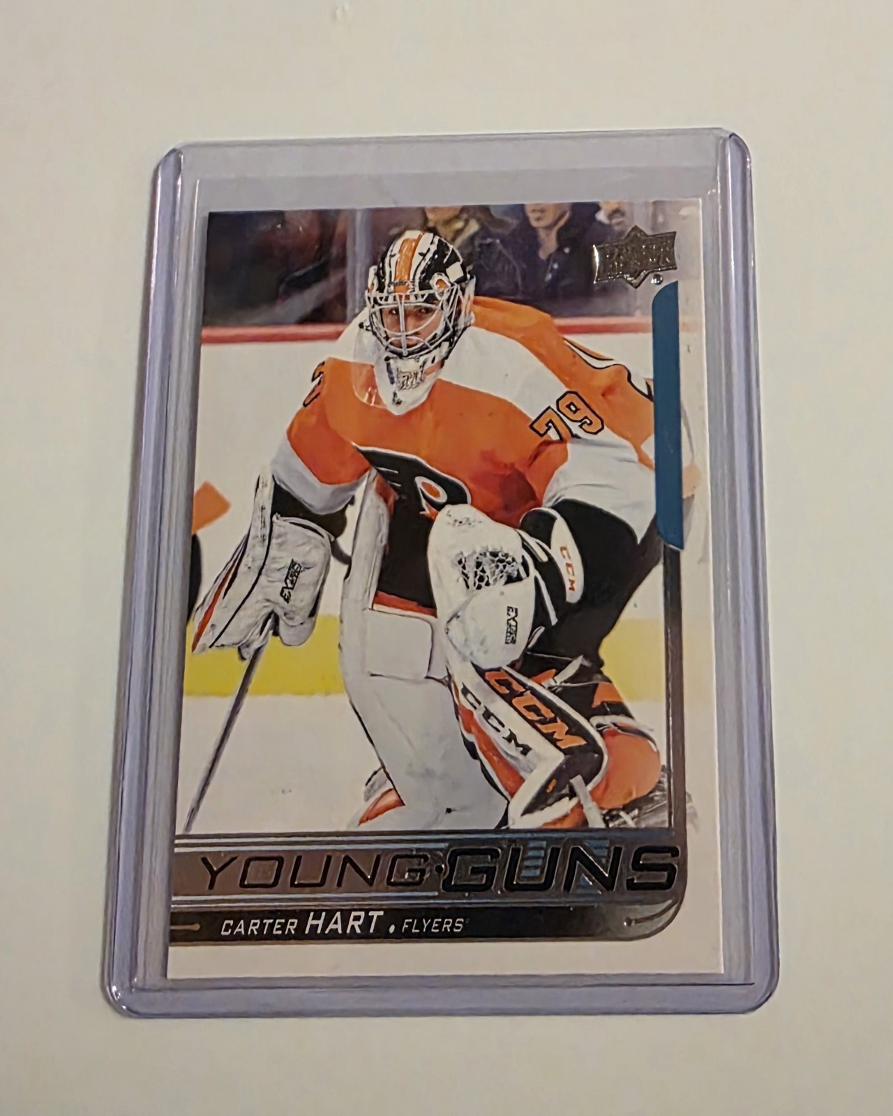 2018-19 Upper Deck Young Guns Carter Hart #491 Rookie - VEGAS FLYERS