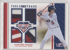2017 Panini USA Baseball Stars & Stripes Prime 22/25 Carter Young #64 0i76