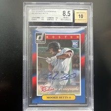 Panini 2014 Donruss The Rookies Mookie Betts Red Sox #50 Rookie Card