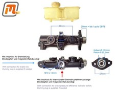 Cilindro freno principale Ford Transit MK1 1971-1976 freno a disco