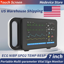 7″ Touch Screen Portable Multi-parameter Medical Patient Monitor US Warehouse