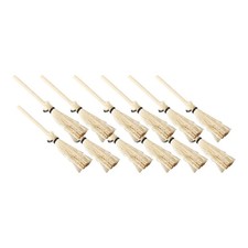 12x Dollhouse Miniature Broom Wizard Accessory