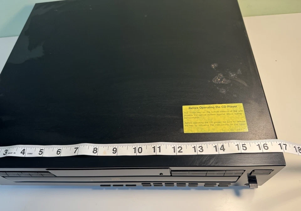 Sony CDP-C425 5-disc CD Player No Remote-Tested & Working - Image 3 of 4