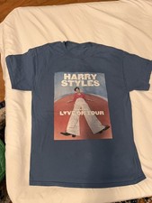 NEW Harry Styles Love On Tour '21 T Shirt Adult Small Tee unisex worn blue