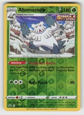 Reverse Holo Abomasnow 010/198 Rare Chilling Reign Near Mint