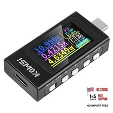 USB C Power Meter USB C Tester, 3-36V 0-12A PD3.1 QC4.0 PDO Decoding High