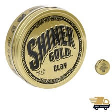 Water-Based Clay Pomade - Strong Hold, Matte Finish, 3.5oz with Coconut Aroma