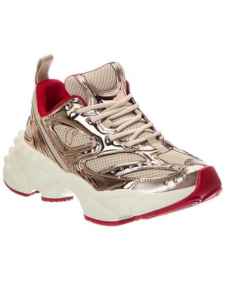 Christian Louboutin So Flo Leather & Canvas Sneaker Women's