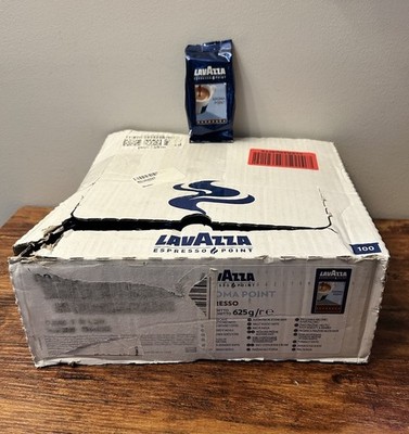 Lavazza Espresso Point Pods Box of 100 Coffee Espresso Pods Exp 6/30/2026