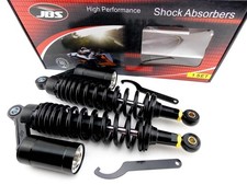 KAWASAKI ZR400 ZEPHYR 347mm JBS REAR AIR NITROGEN CELL SHOCK ABSORBERS BLK