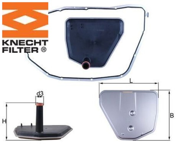 Knecht HX235D1 Hydraulikfilter FüR Automatikgetriebe Hydraulikfilter FüR Audi-image