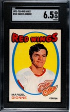 1971 O-PEE-CHEE MARCEL DIONNE 133 EXMT+ RC SGC 6.5 HOCKEY DETROIT RED WINGS