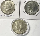 1966 Kennedy Half Dollar - Lot of 3 - 40% Silver