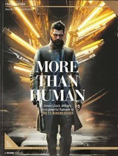Deus Ex: Mankind Divided Print Ad Poster Art 8”x 10.5”