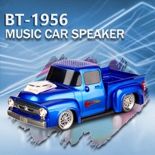 Bluetooth 1956 Pickup Truck Replica Speaker Dual 2-inch Speakers FM/USB/TWS/AUX