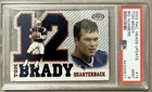 2002 Pacific Heads Update Big Numbers Tom Brady #15 - PSA 9 - Early Year 🔥