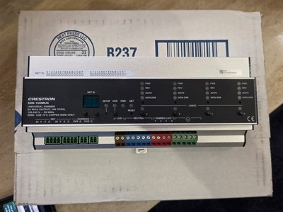 Crestron DIN-1DIMU4 4 Channel Universal Dimmer, 1 Feed, DIN Rail Mount - UNUSED