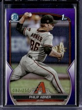 2023 Bowman Draft #BDC-165 Philip Abner Chrome Purple Refractor #/250