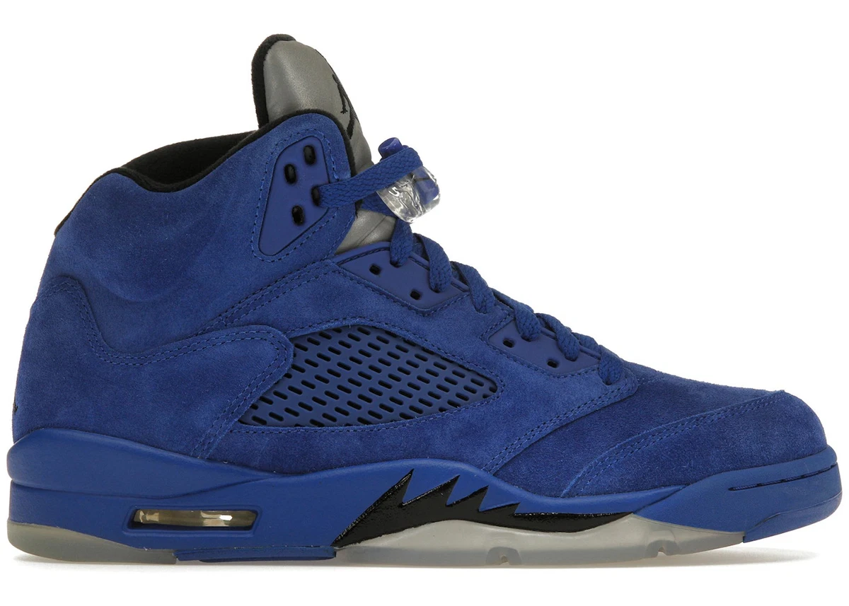 Jordan 5 Retro Blue Suede for Sale - Authenticity Guaranteed - eBay