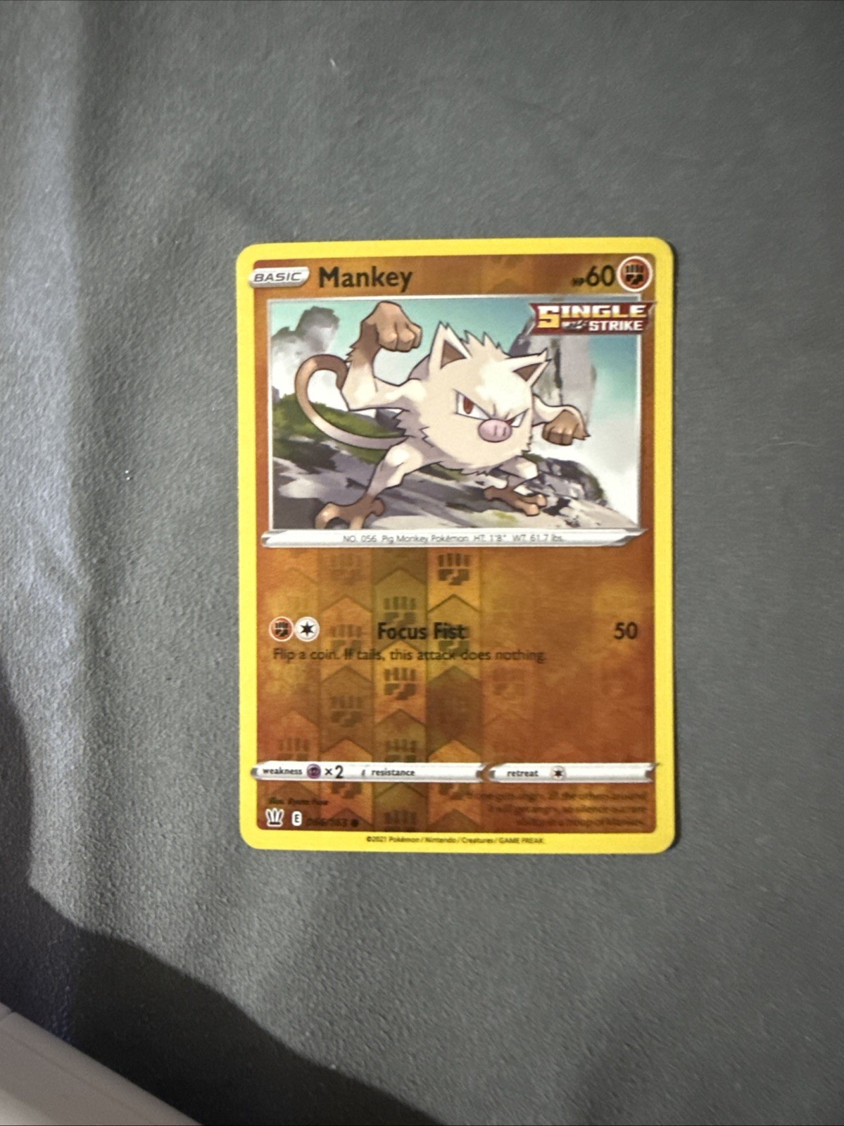 Primeape 22/95 Unleashed Reverse Holo