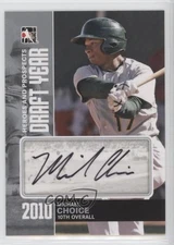 2011 ITG Heroes and Prospects Draft Year Silver /39 Michael Choice #DY-MC Auto