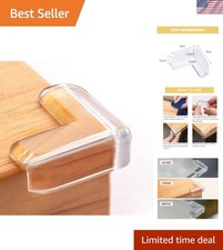 8 Pack Clear Corner Protectors for Babies Safeguard Sharp Edges Easily