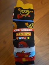 NWT Pacman Socks 6 Pair For Men Shoe Size 8-12