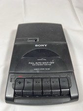 Sony TCM-929 Cassette-Corder Player/Recorder Black Auto Shut-Off No AC Adapter