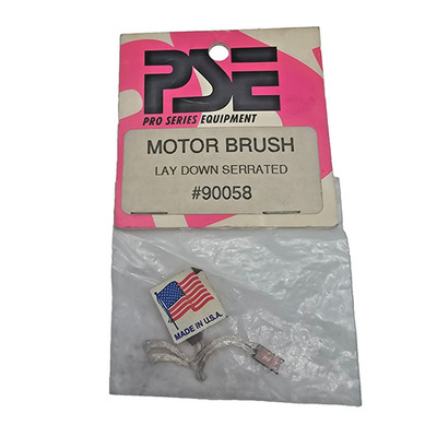 PSE Lay down serrated motor brush #90058