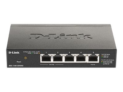 D-Link 5-Port Layer2 Gigabit PoE-powered PoE Smart Switch