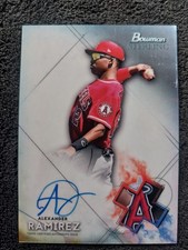 2021 Bowman Sterling Alexander Ramirez Base Auto #BSPA-AR Angels Prospect