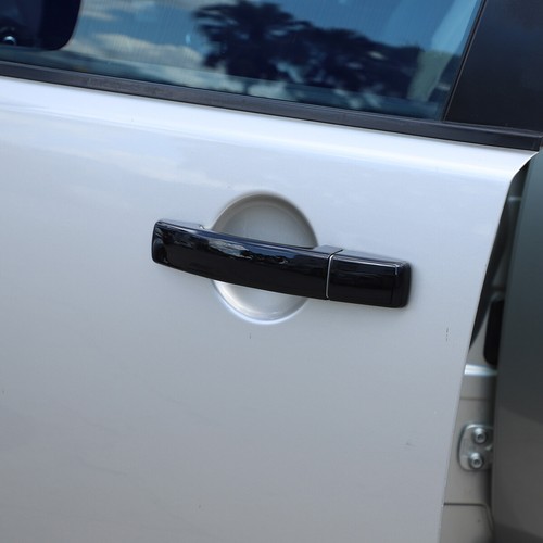 Cubierta decorativa ABS piano negro mango exterior negro para Land Rover Discovery 4 2010-16 - Imagen 6 de 9
